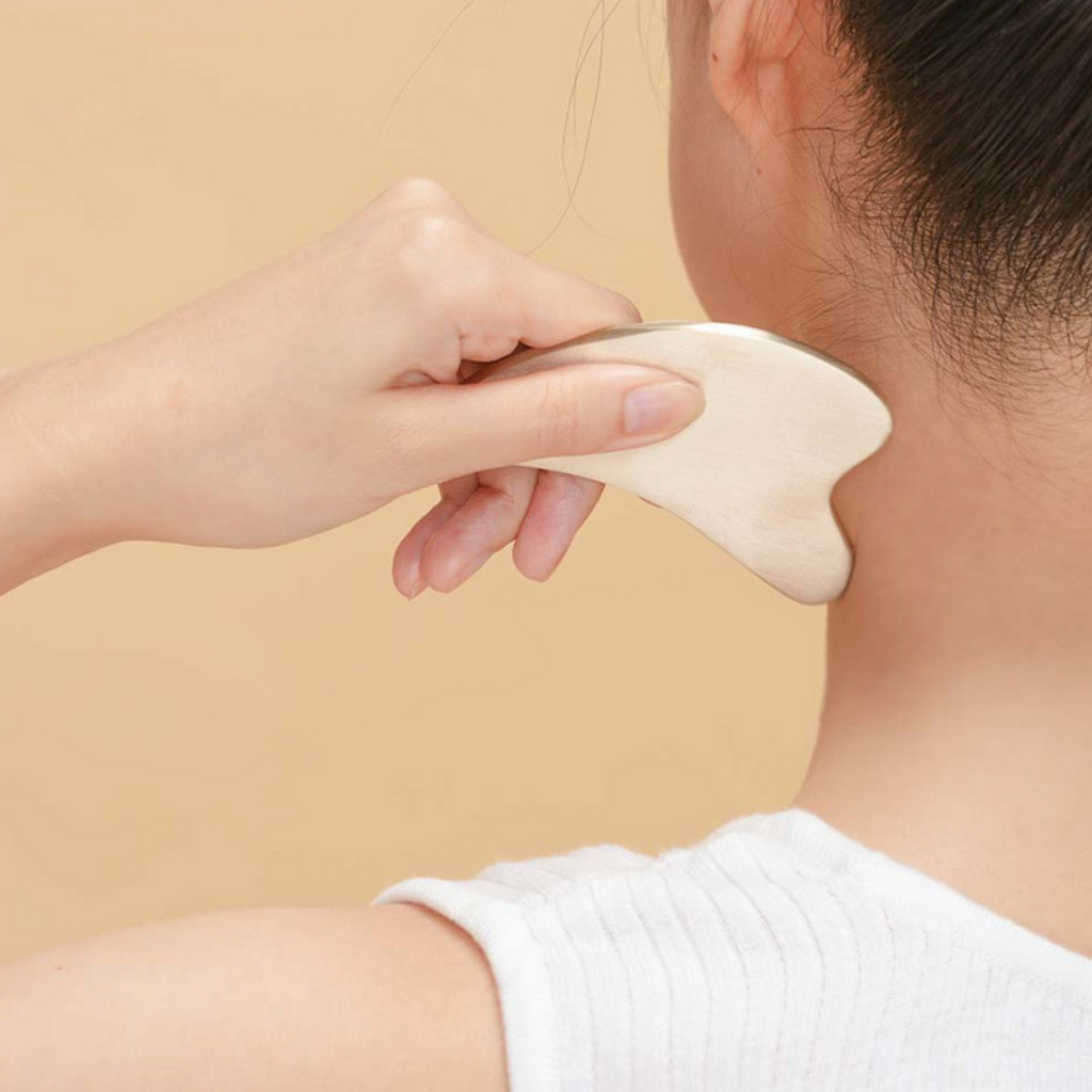 Bronze Heart Gua Sha