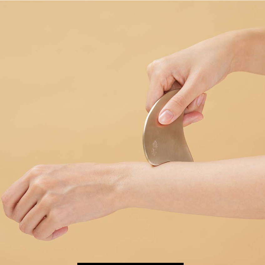 Bronze Heart Gua Sha