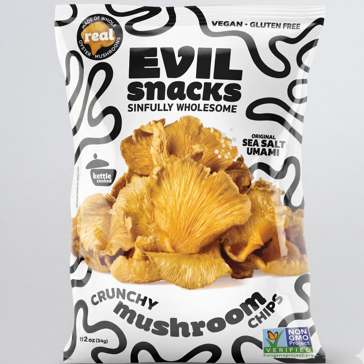 Crunch Mushroom Chips (2 Packs)