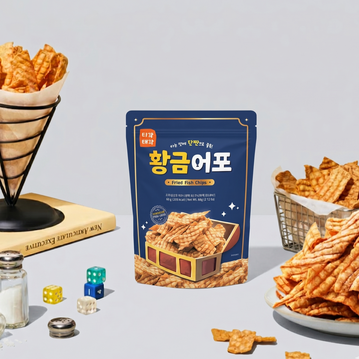 Crispy Korean Fish Snack (2 Packs)