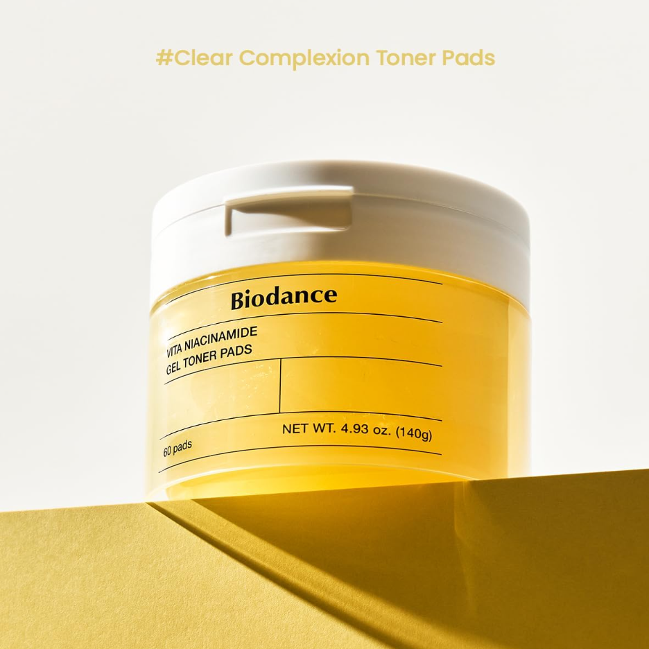 BIODANCE Vita Niacinamide Gel Toner Pads