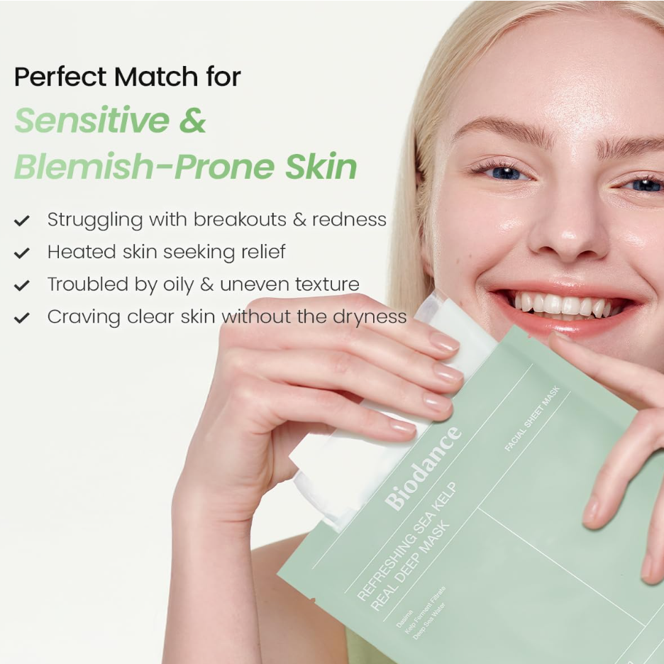 (Brighten & Even)- Sea Kelp Real Deep Mask